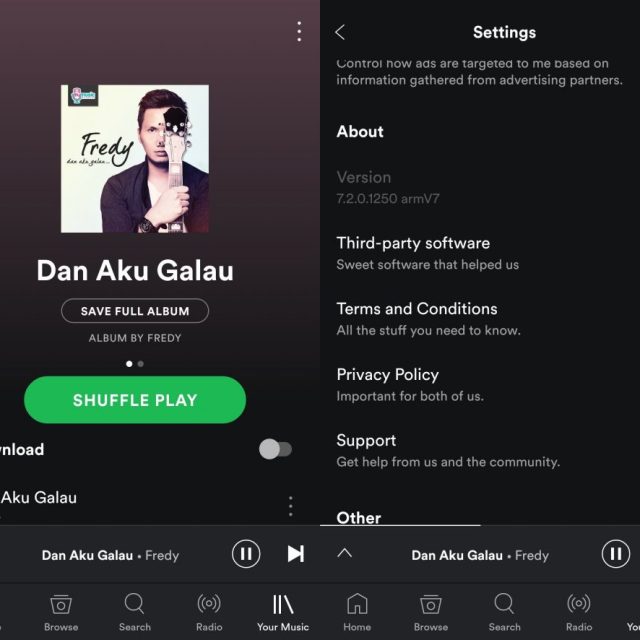 Musik Online Bebas Iklan Spotify